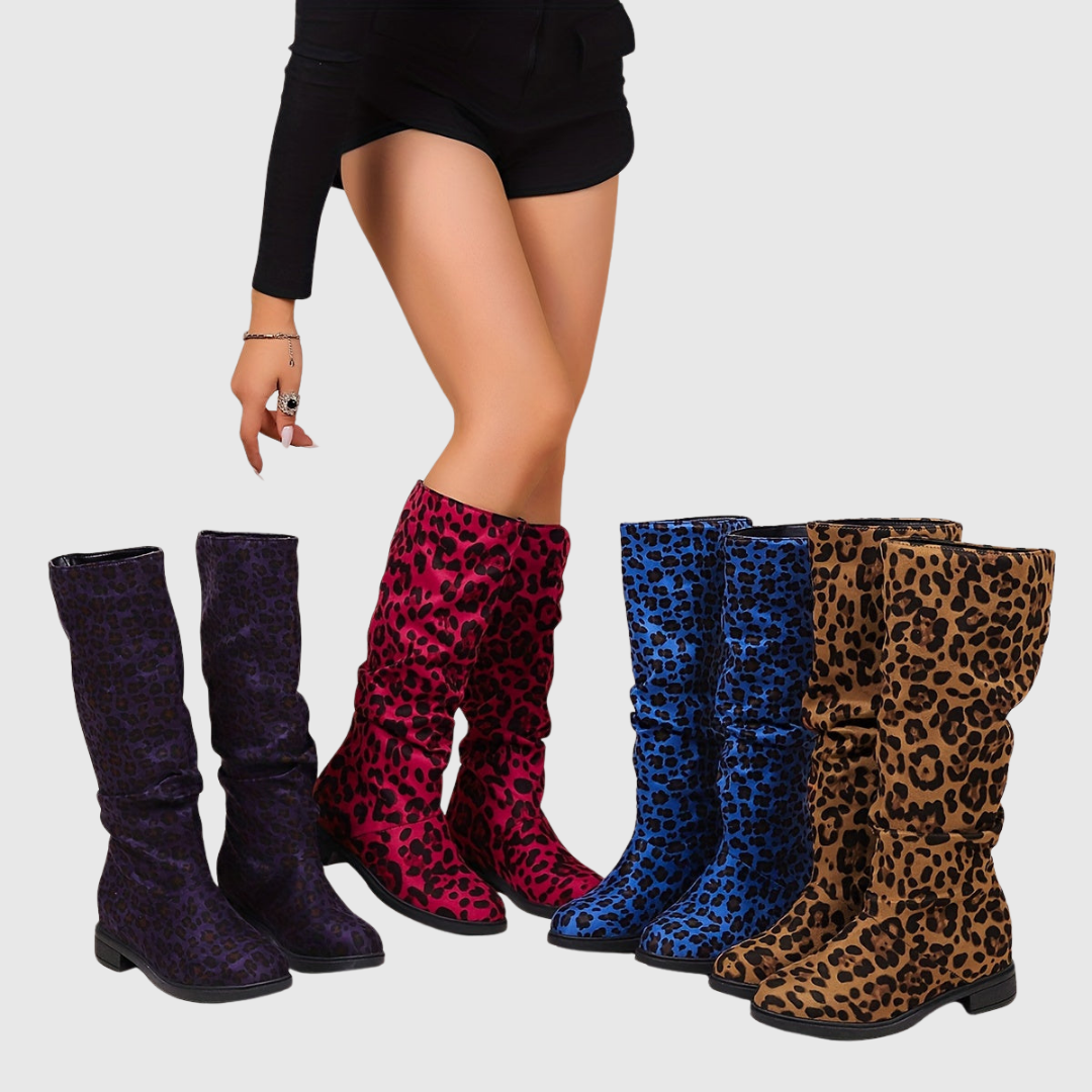 SELAH | LEOPARD MID-CALF BOOTS