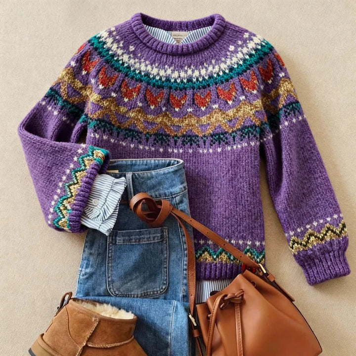Solva™ | Classic Vintage Knit Jumper