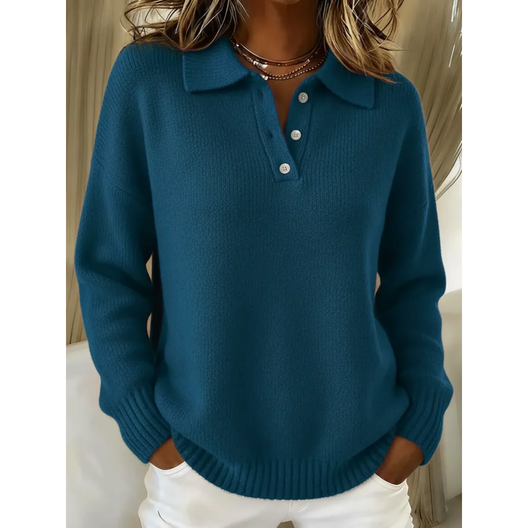 Bettina | Relaxed Collared Jumper