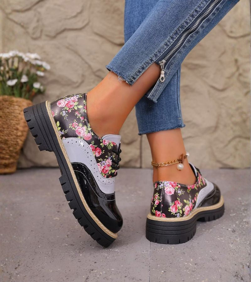 Patricia | Floral Shoes with Arch Support