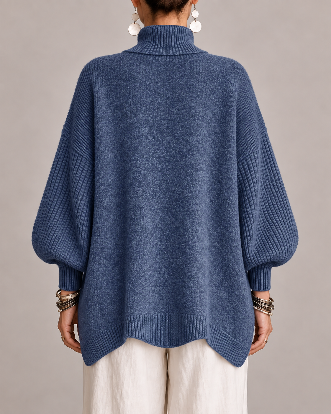 Ruth | Oversized Roll Neck Jumper