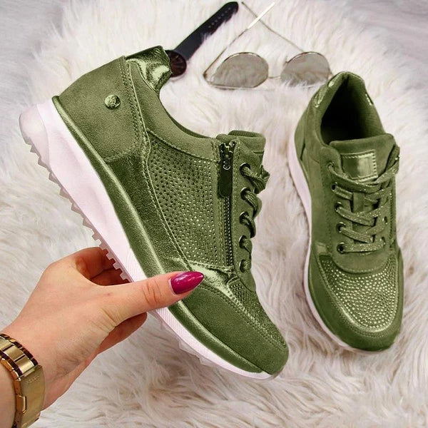 Nora | Elegant trainers with zip fastening