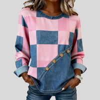 Jacqueline | Colourblock Patchwork Sweatshirt