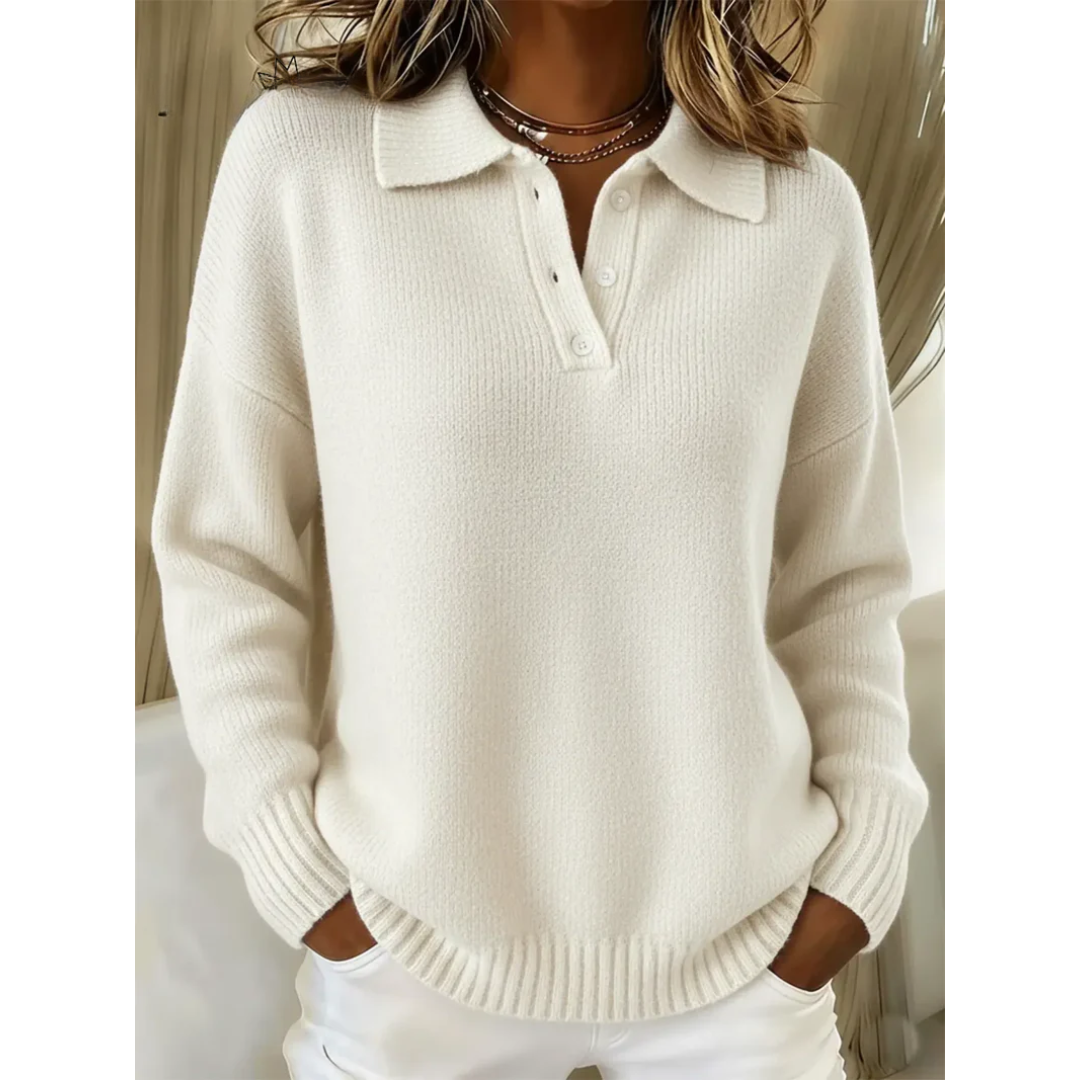 Bettina | Relaxed Collared Jumper