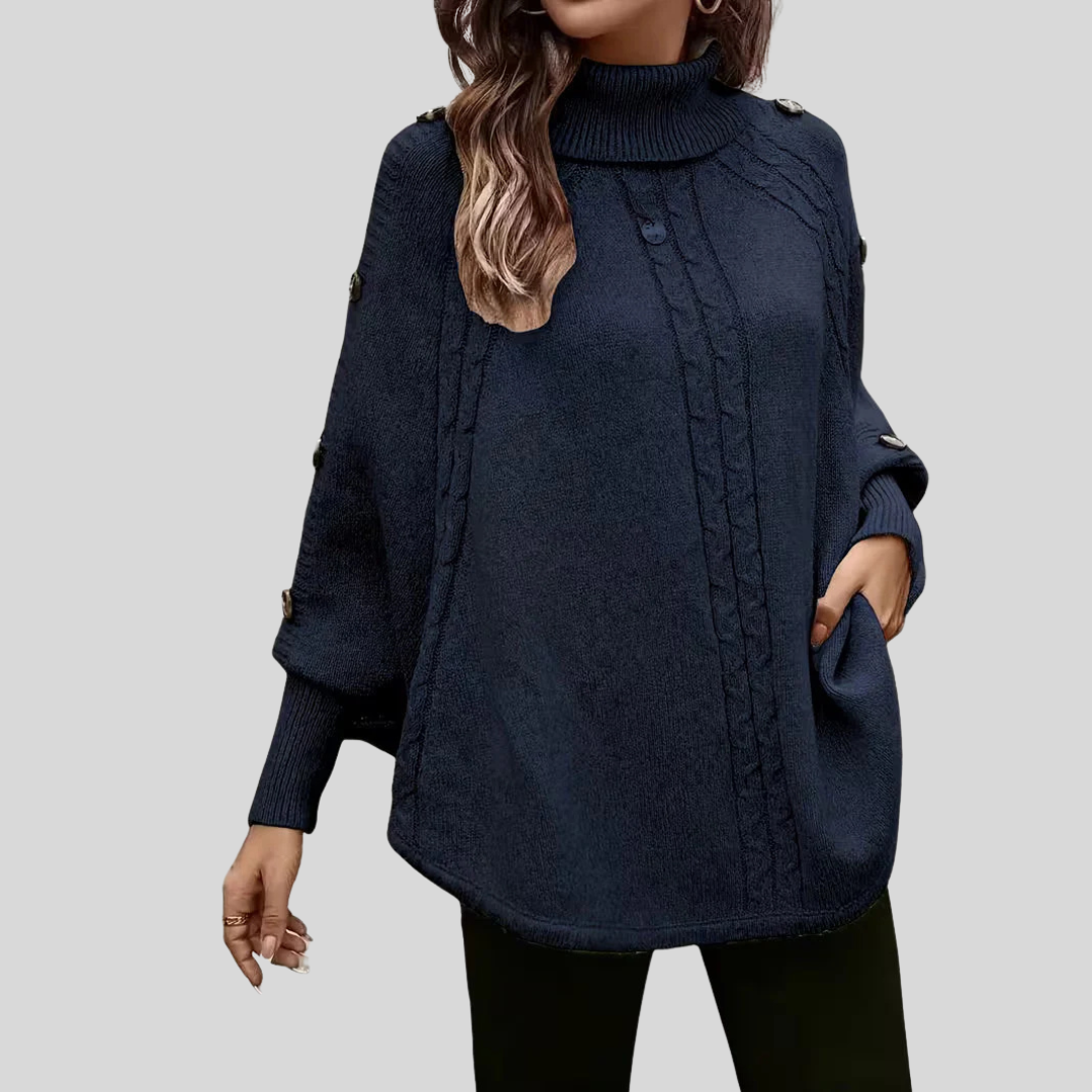 Norelle™ | High Neck Cable Knit Jumper