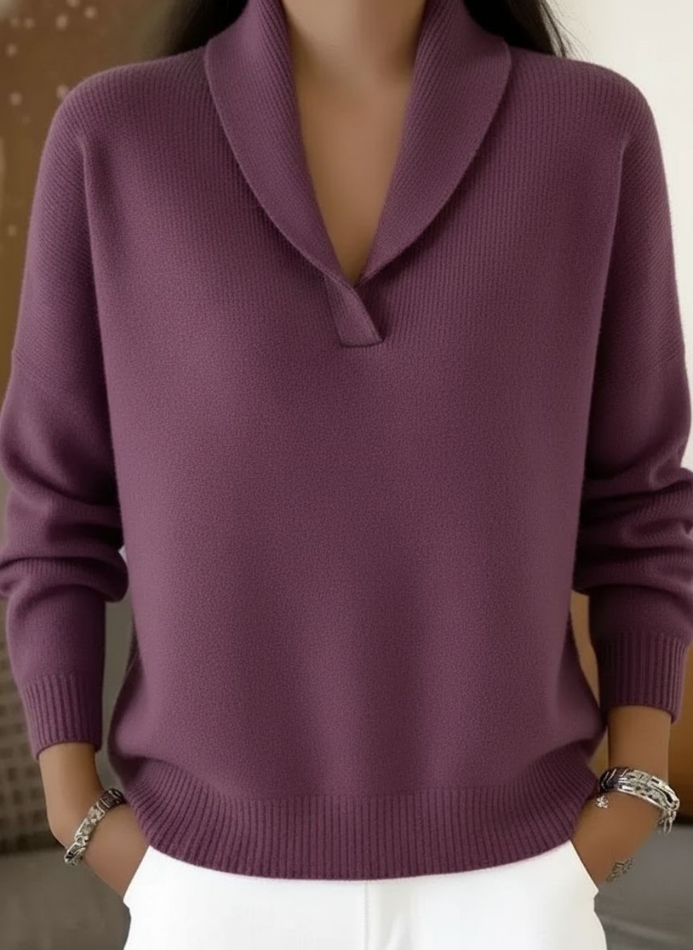 Audrey™ | V-Neck Jumper