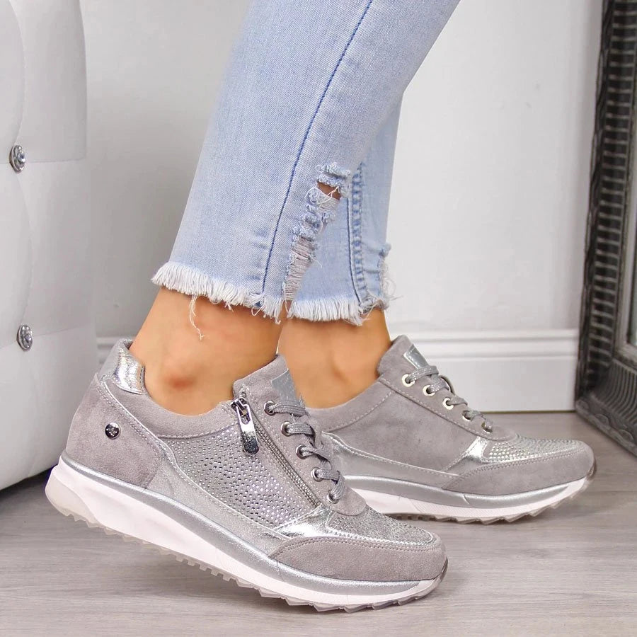 Nora | Elegant trainers with zip fastening