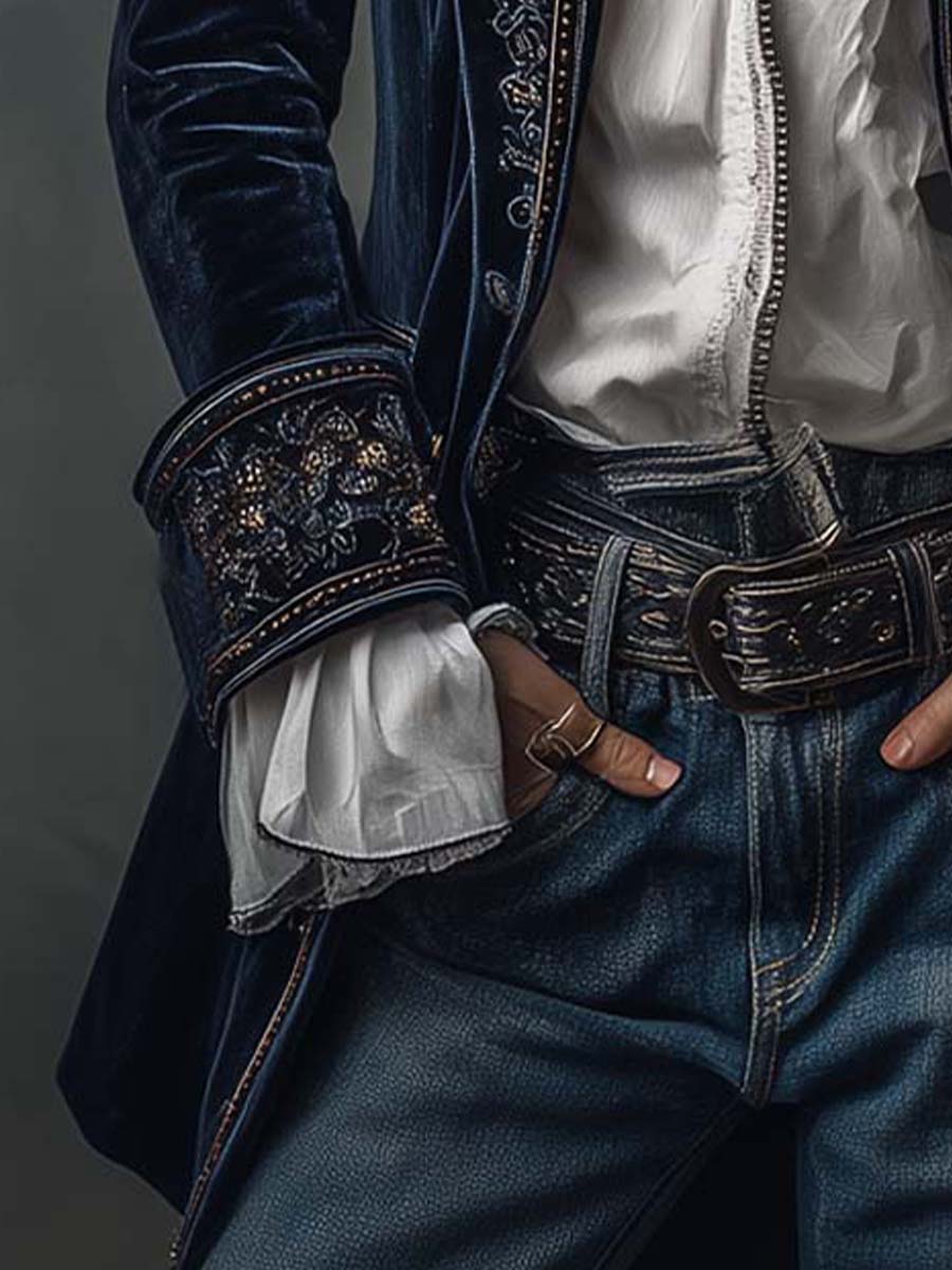 Women’s Embroidered Longline Jacket