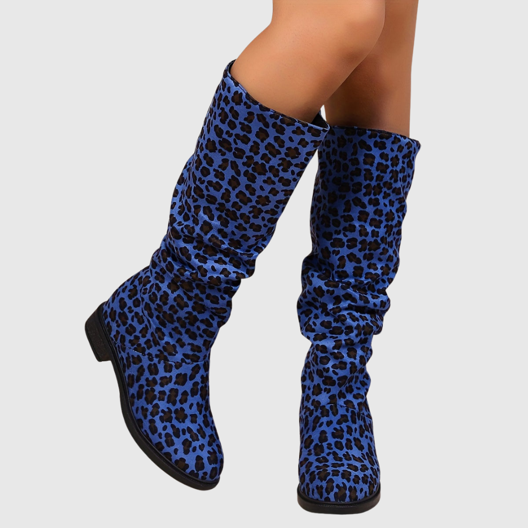SELAH | LEOPARD MID-CALF BOOTS