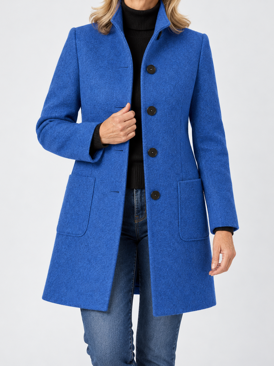 Clara | Elegant Button-Up Coat