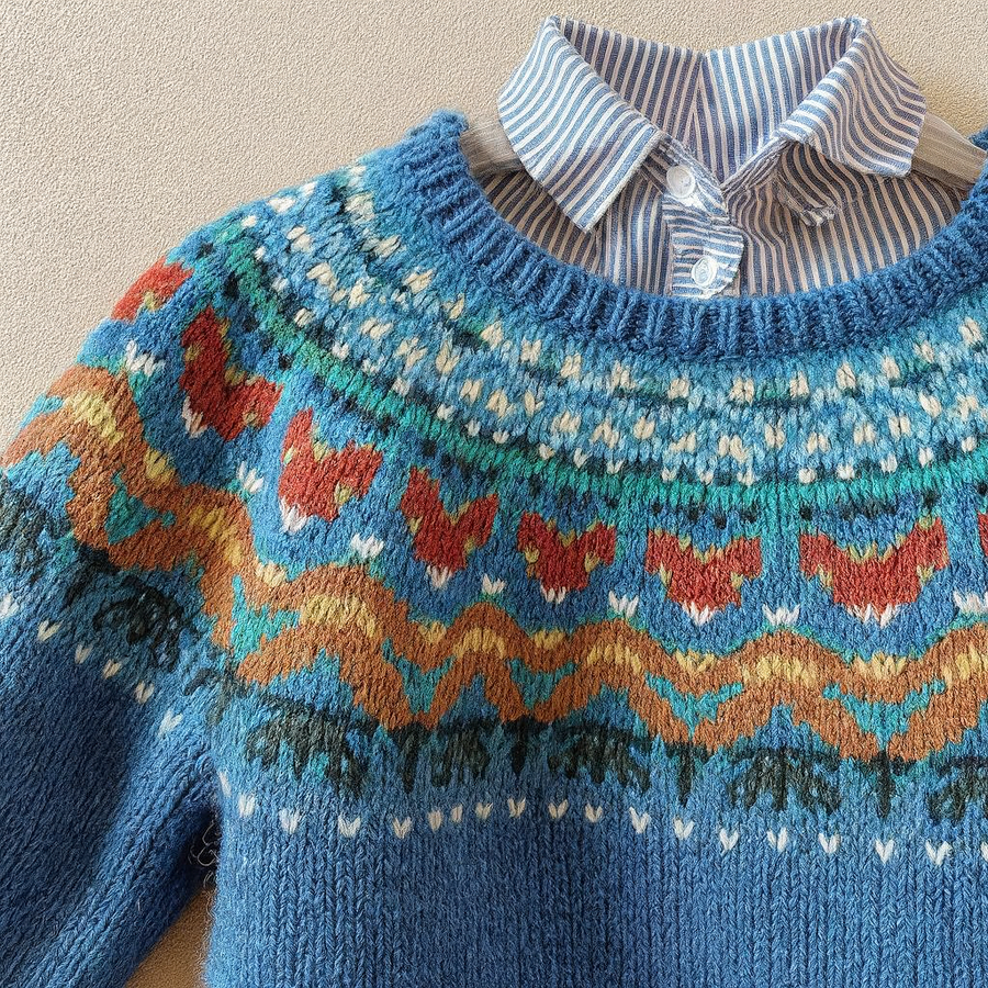 Velvo™ | Classic Vintage Knit Jumper