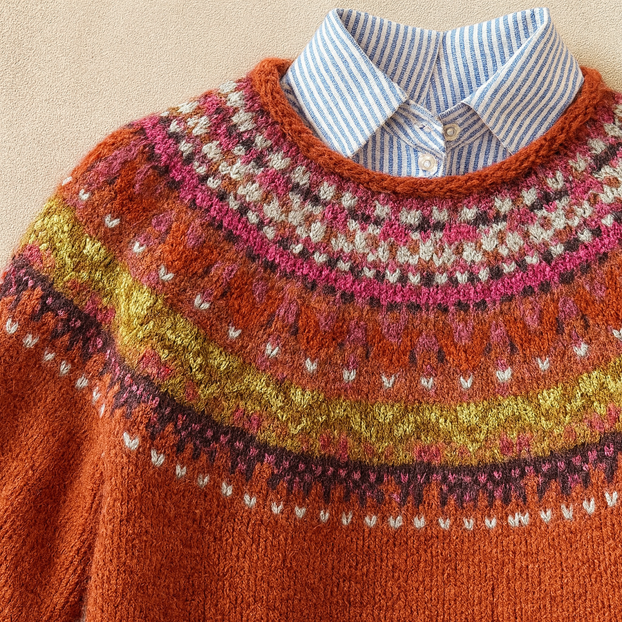 Simona™ | Chic Vintage Knit Jumper