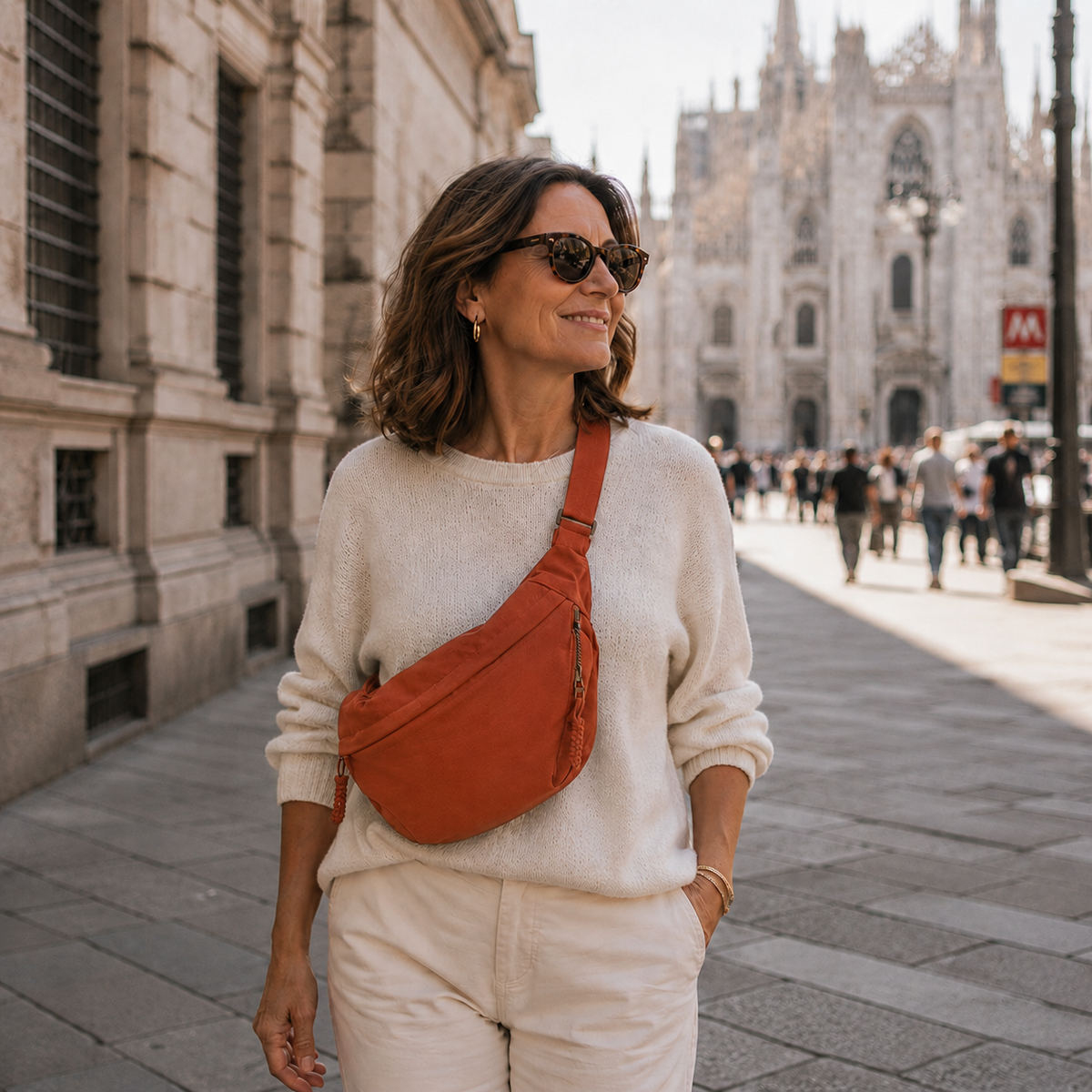 Clementine | Orange Shoulder Bag