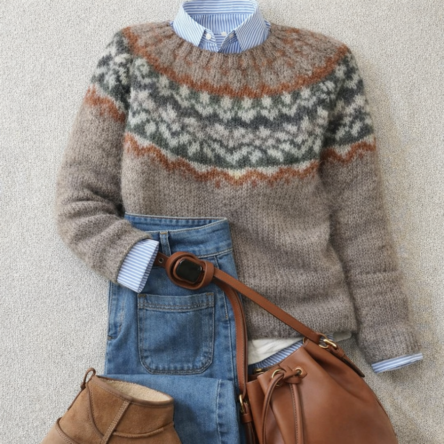 Ashley™ | Heritage Nordic Knit Jumper