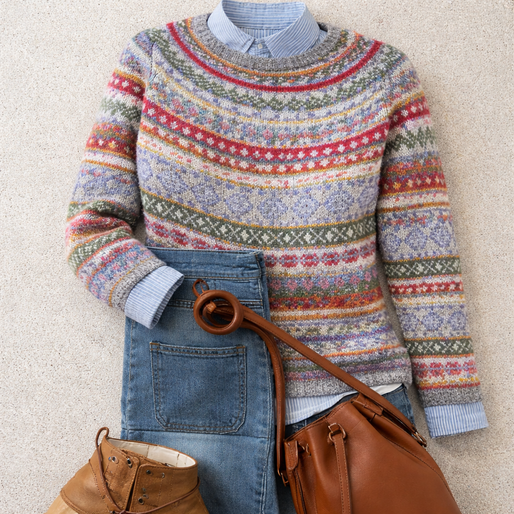 Hannah™ | Heritage Nordic Knit Sweater