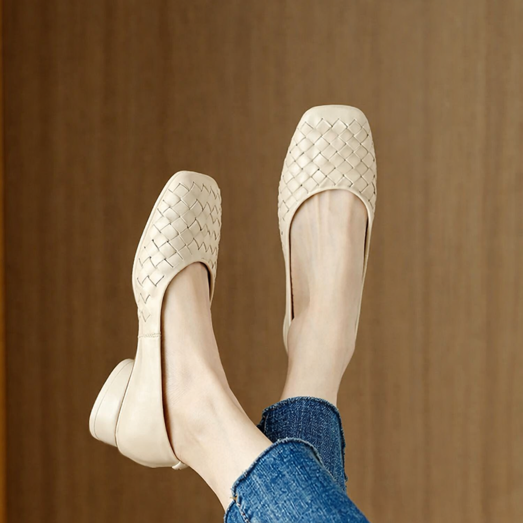 Linda | Leather Flats