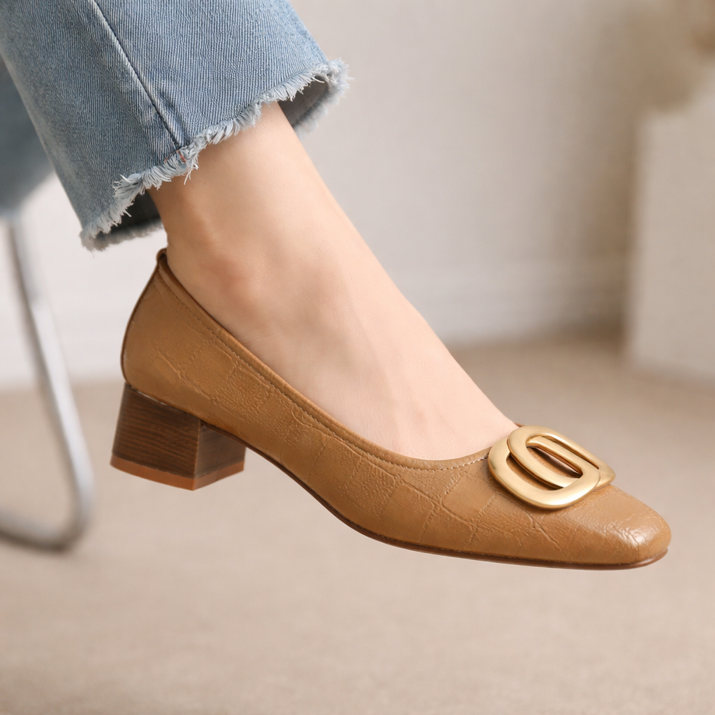 Opium Crest Heels Black
