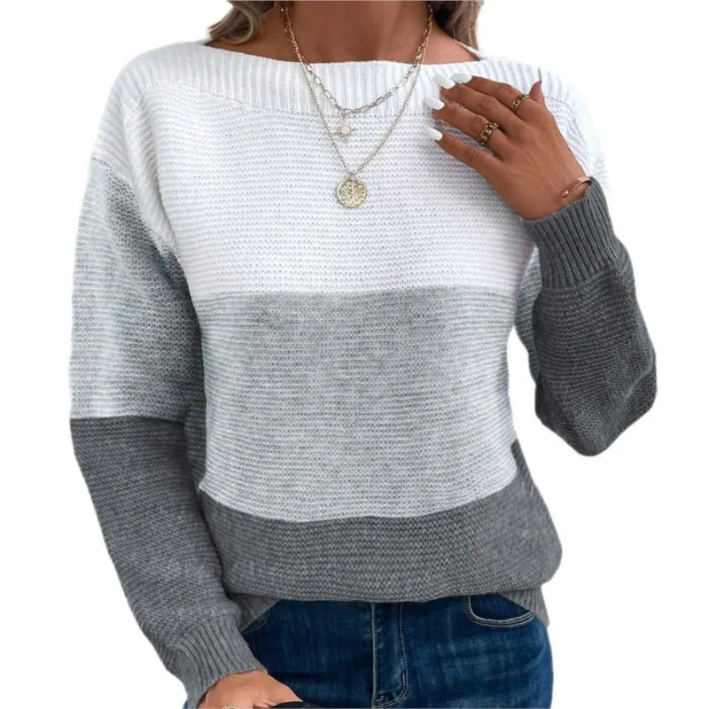 Nancy | Knitted Patchwork Jumper