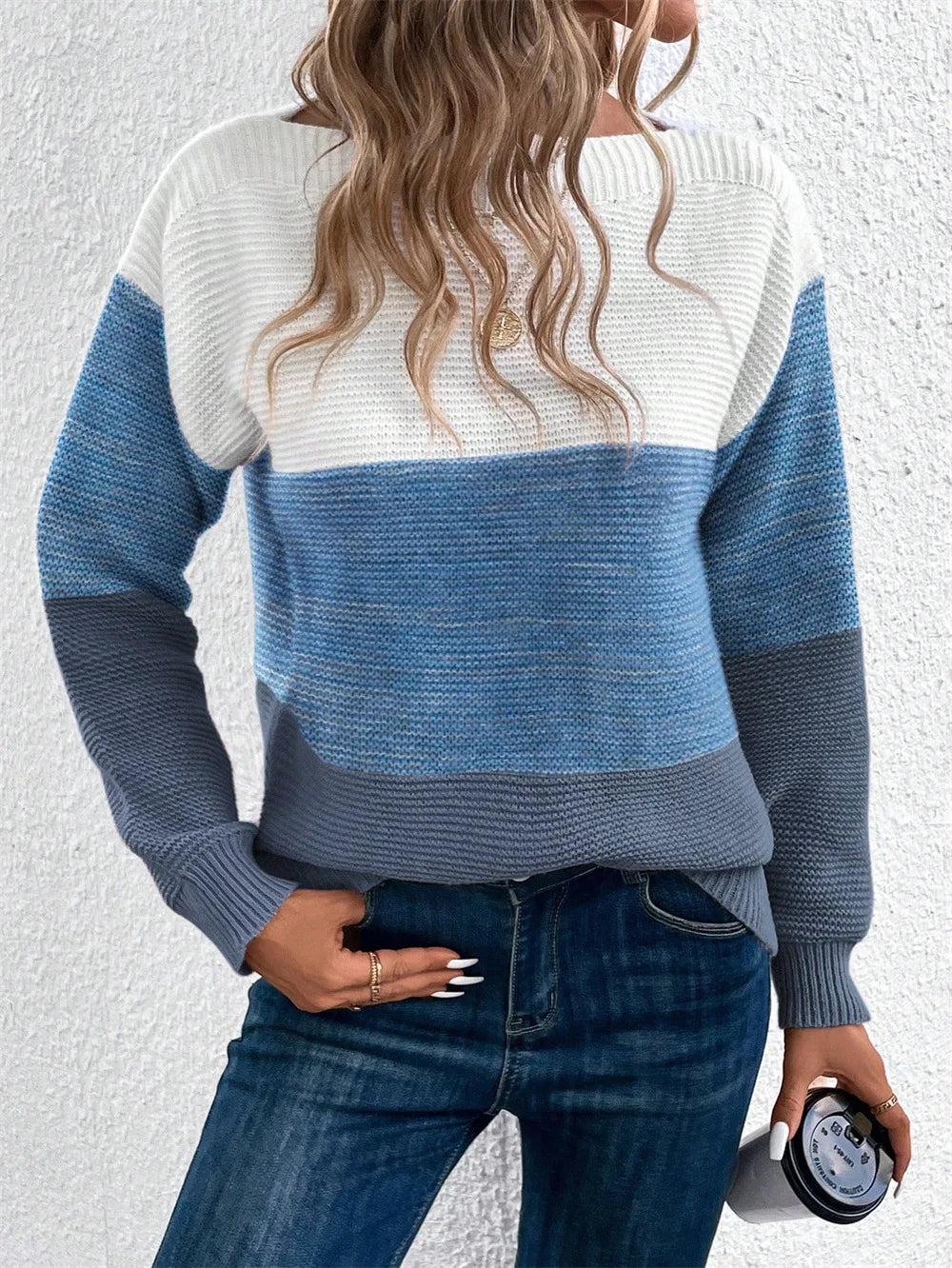 Nancy | Knitted Patchwork Jumper