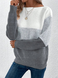Nancy | Knitted Patchwork Jumper
