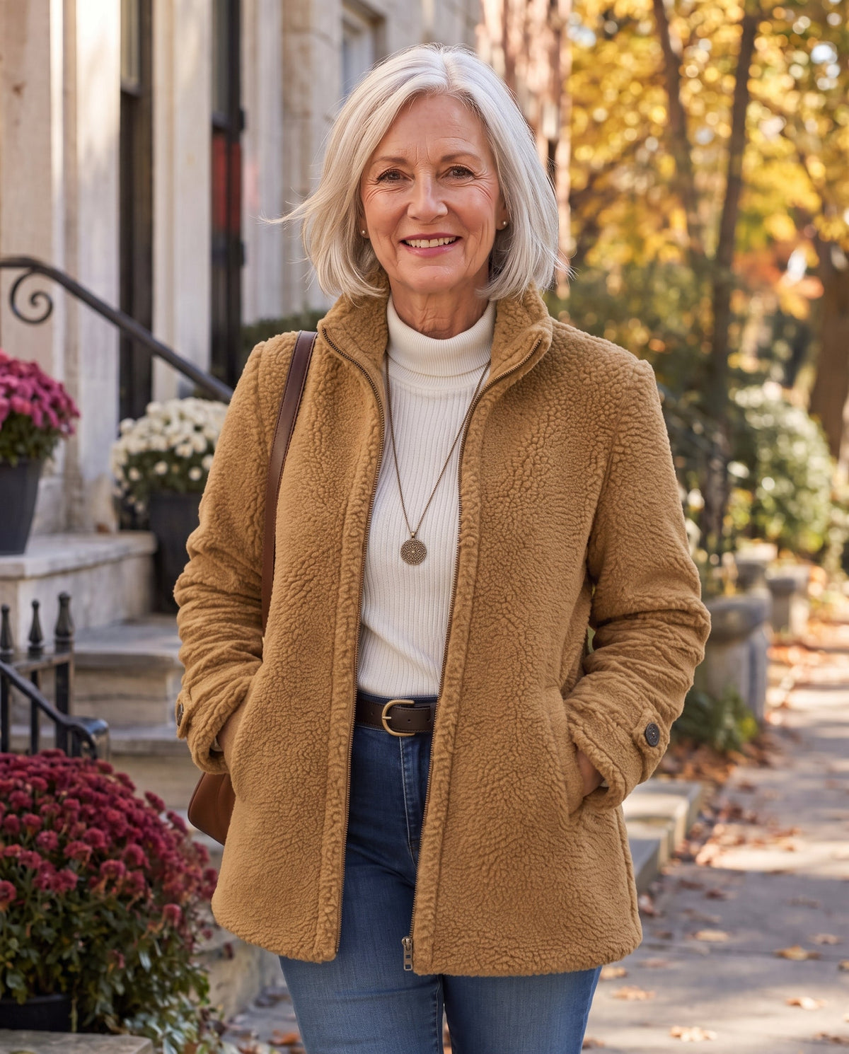 Rebecca - Cosy Stand Collar Jacket