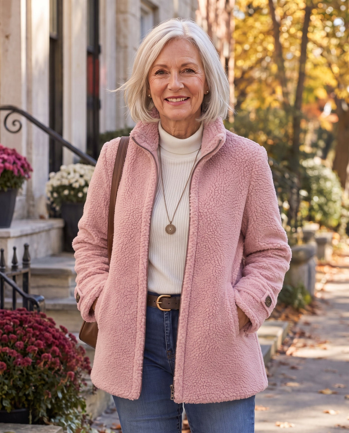Rebecca - Cosy Stand Collar Jacket