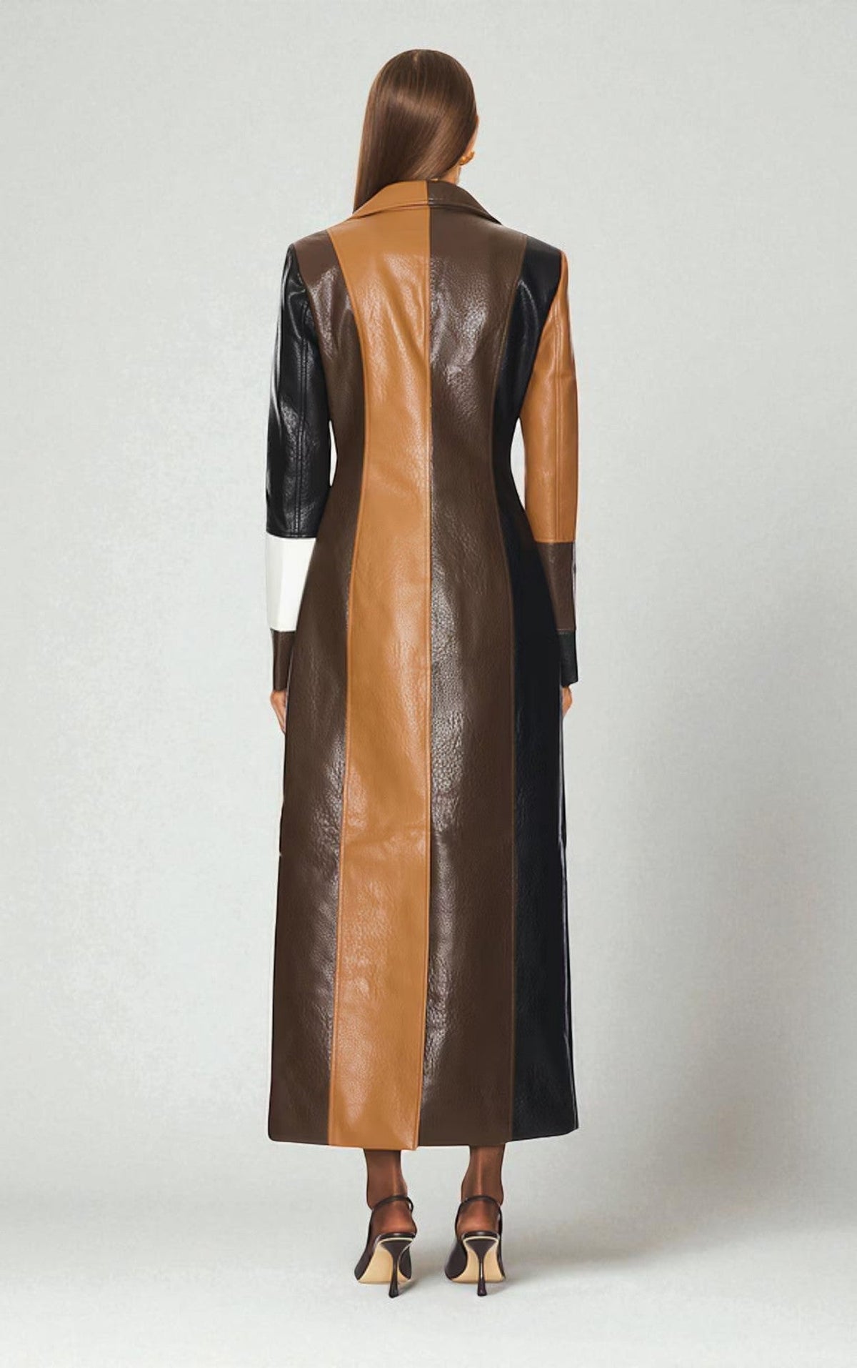 Mosaic | Leather Coat
