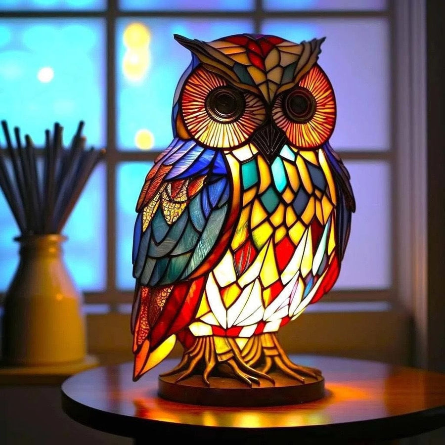 Athena Owl Lamp