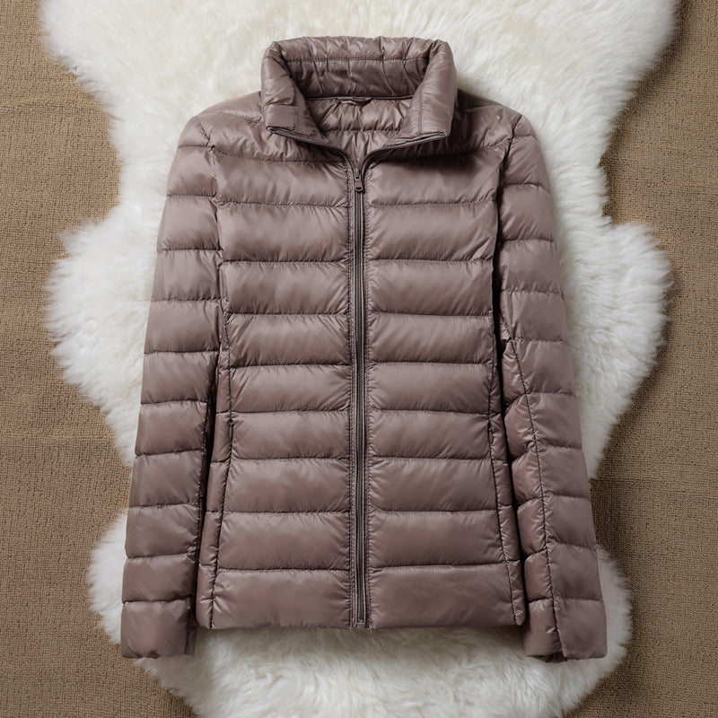 ULLA TRANSITIONAL PADDED JACKET | CHAMPAGNE