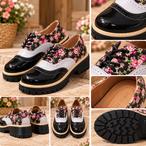 Patricia | Floral Shoes with Arch Support