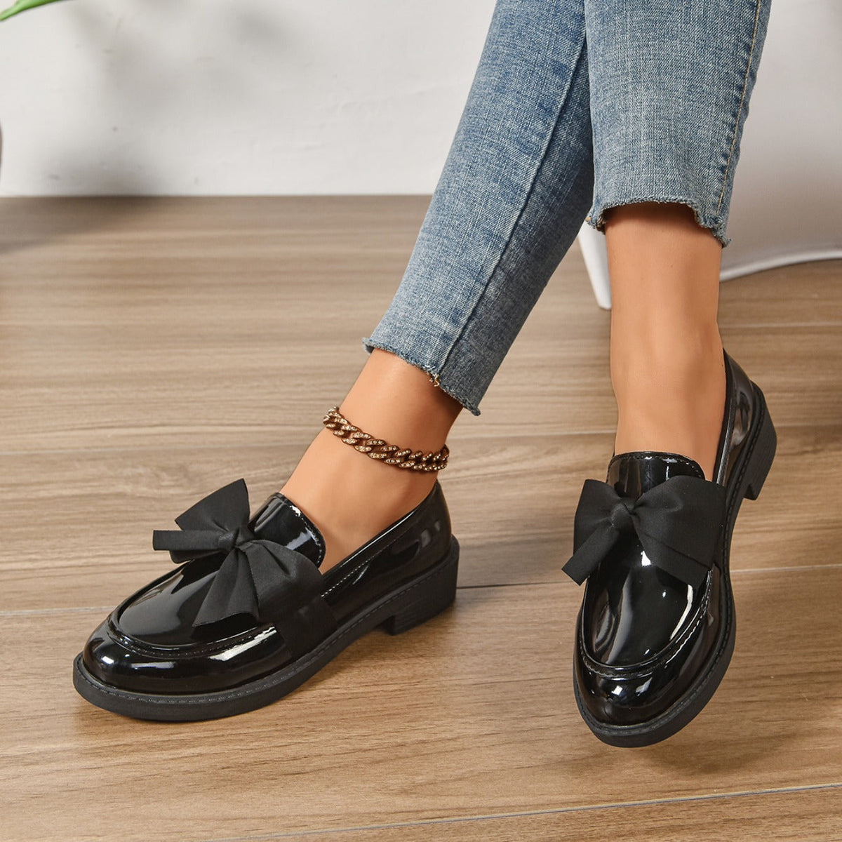 Alice | Orthopaedic Bow Loafers