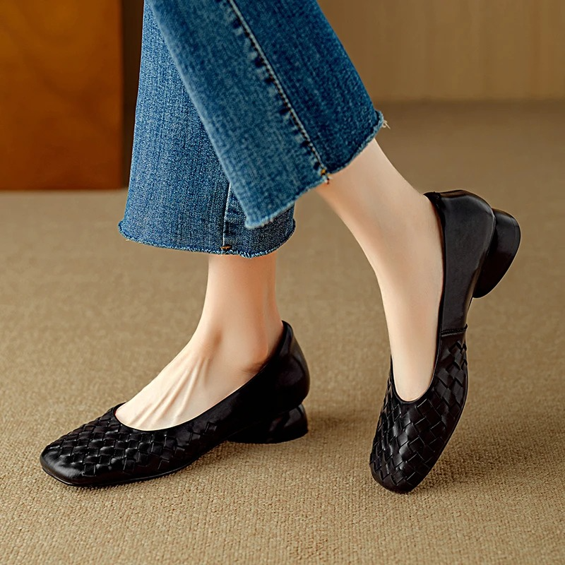 Linda | Leather Flats