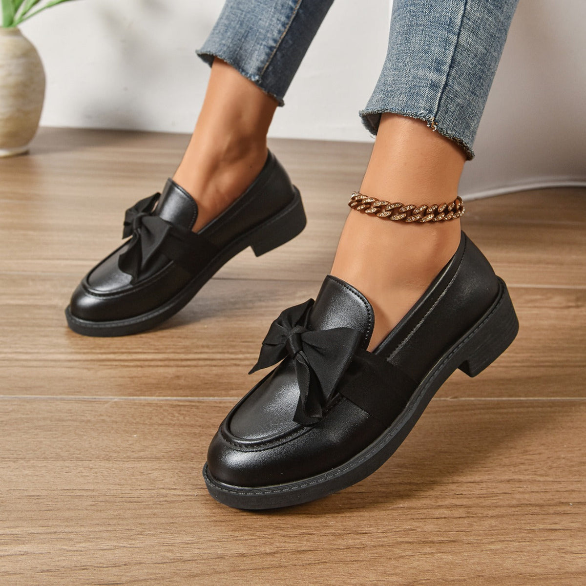 Alice | Orthopaedic Bow Loafers