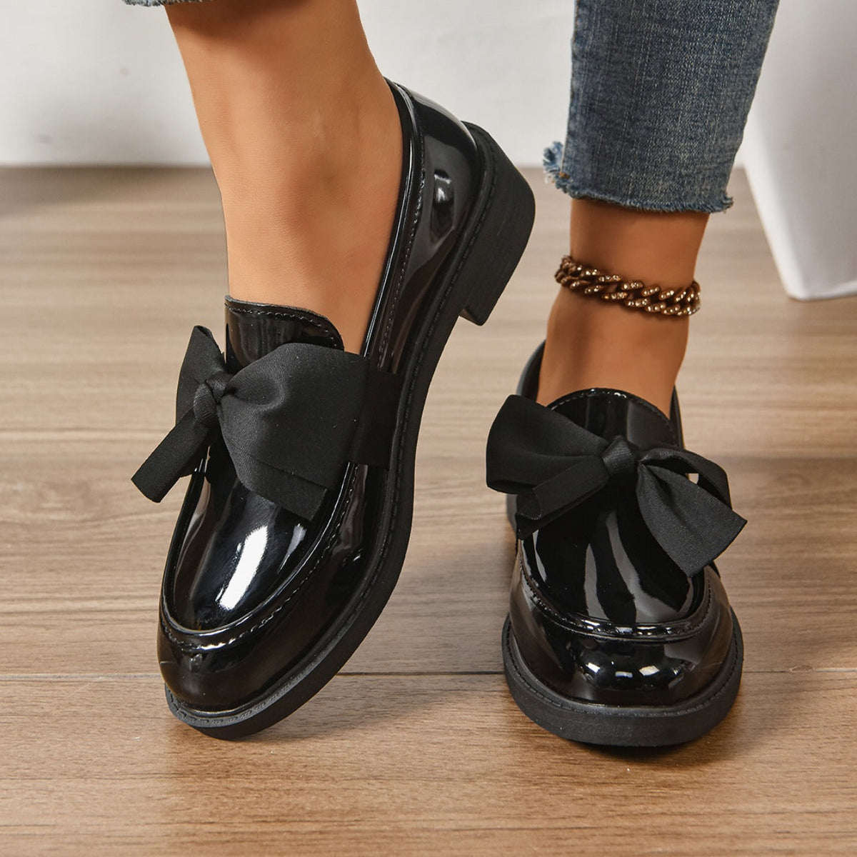 Alice | Orthopaedic Bow Loafers