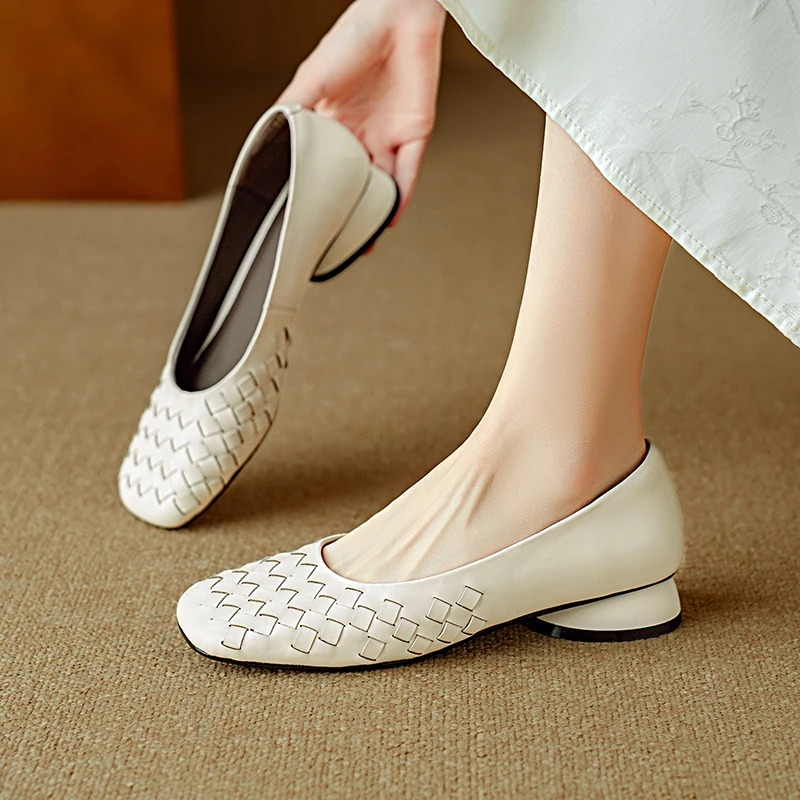 Linda | Leather Flats