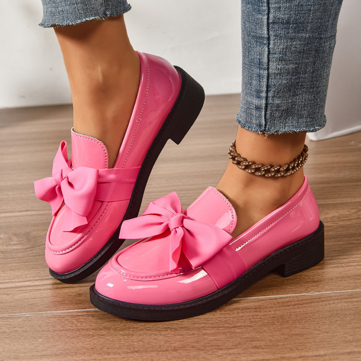 Alice | Orthopaedic Bow Loafers