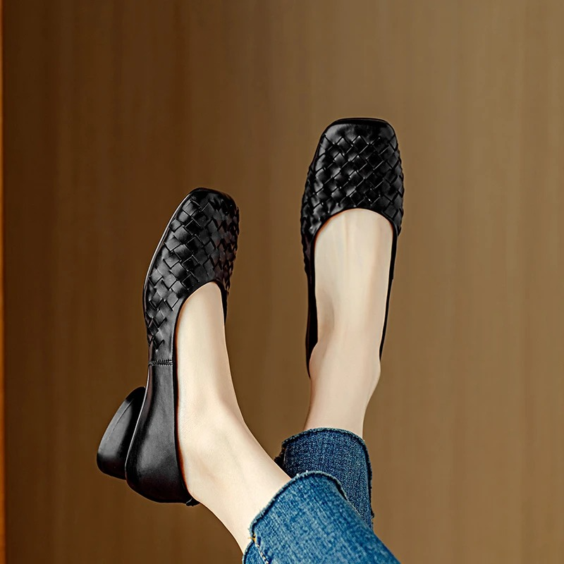 Linda | Leather Flats