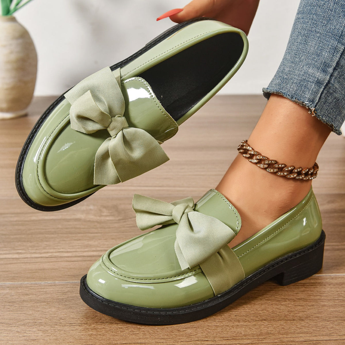 Alice | Orthopaedic Bow Loafers