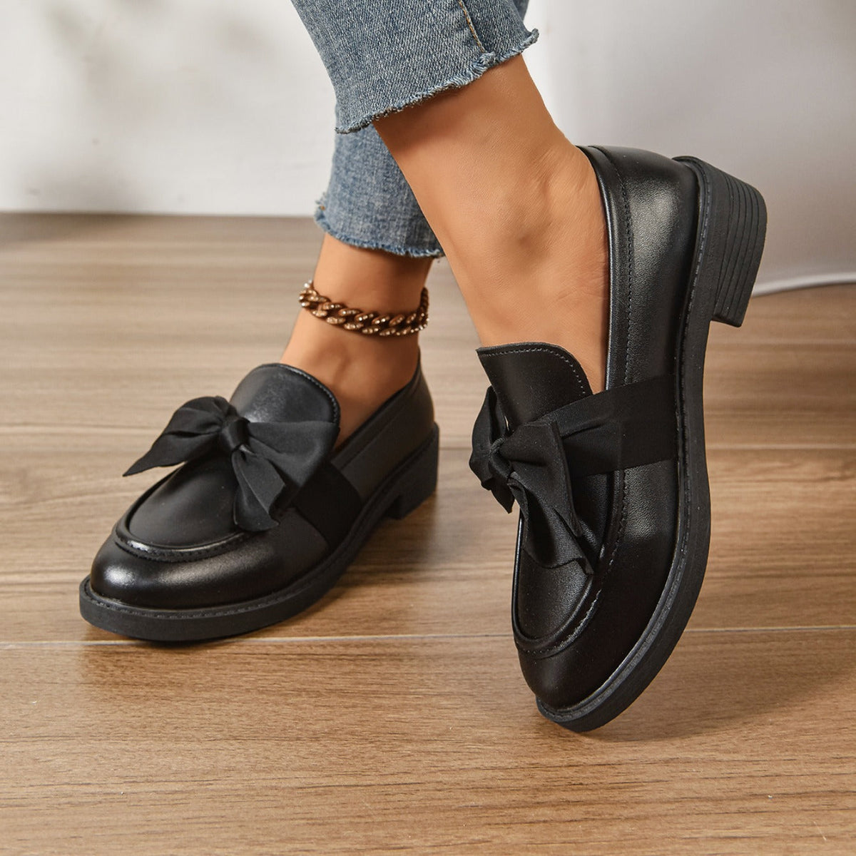 Alice | Orthopaedic Bow Loafers