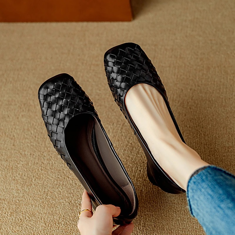 Linda | Leather Flats