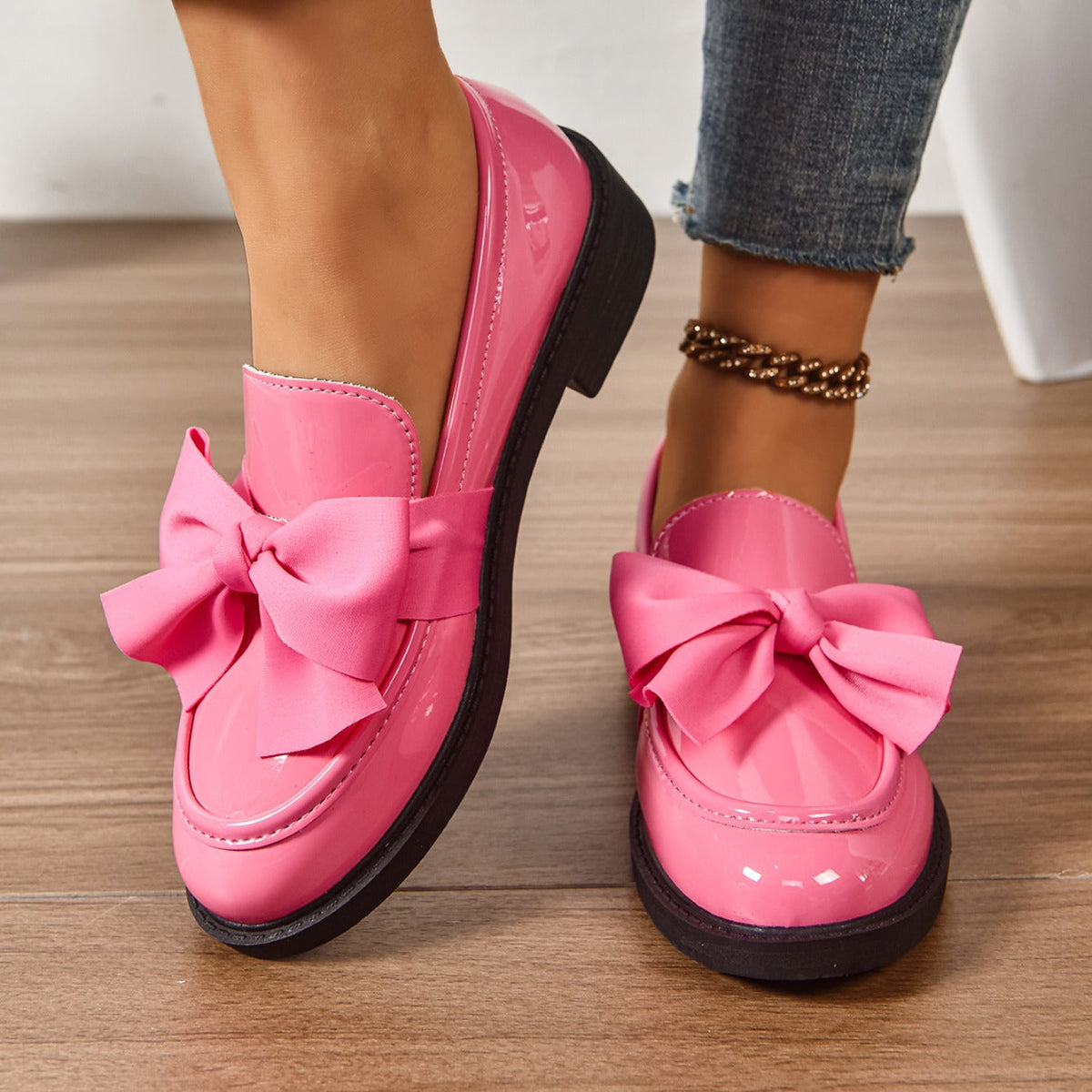 Alice | Orthopaedic Bow Loafers