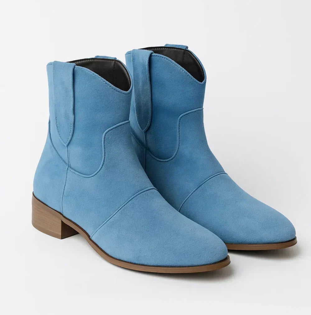 SUEDELLEA™ | WESTERN SUEDE BOOTS
