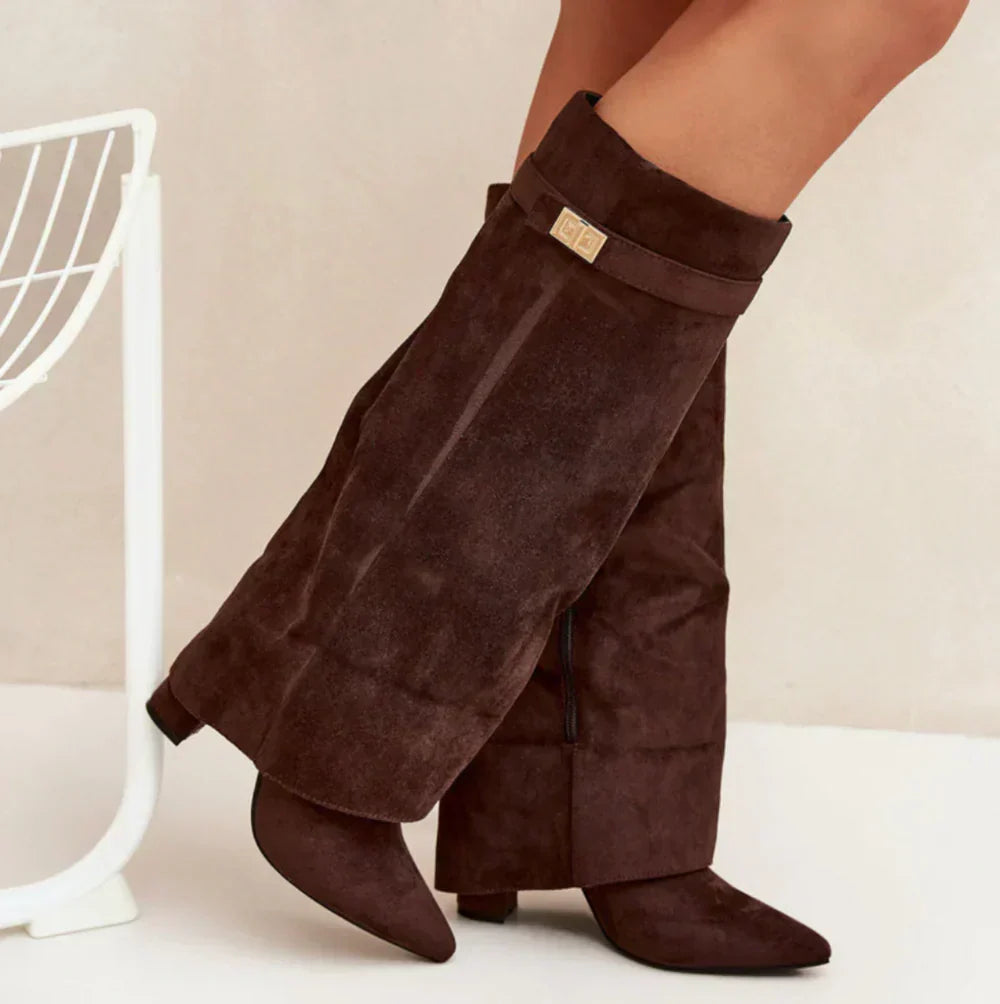 SUEDORA™ | HIGH SUEDE BOOTS