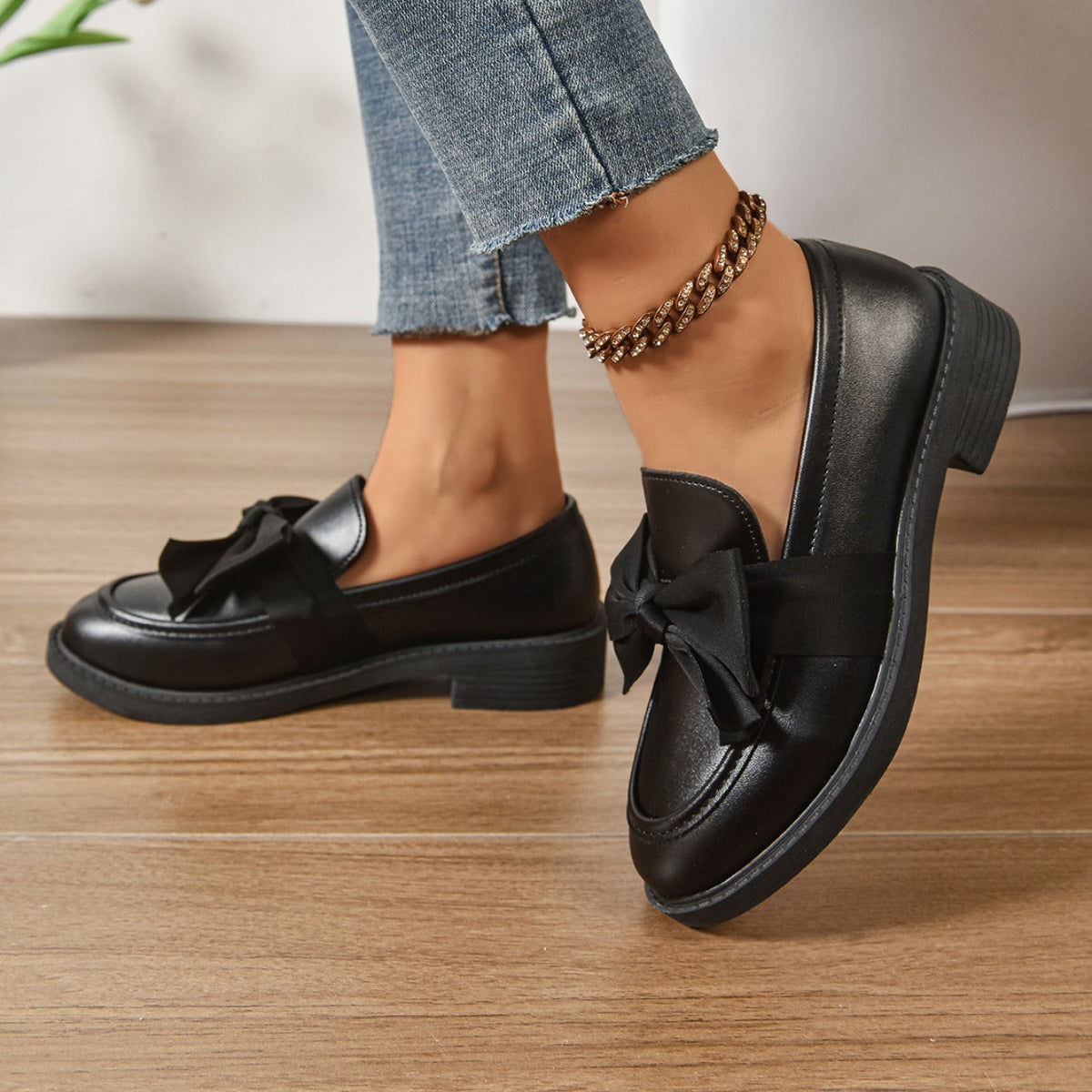 Alice | Orthopaedic Bow Loafers