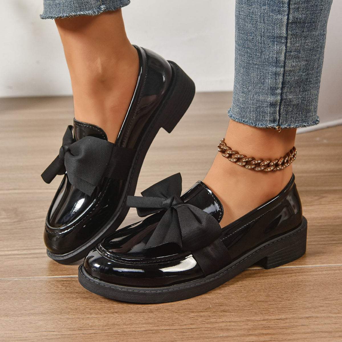 Alice | Orthopaedic Bow Loafers