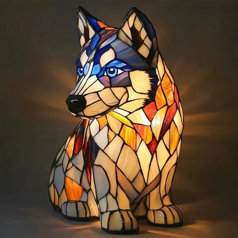 Luna Husky Lamp