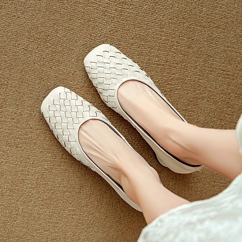 Linda | Leather Flats