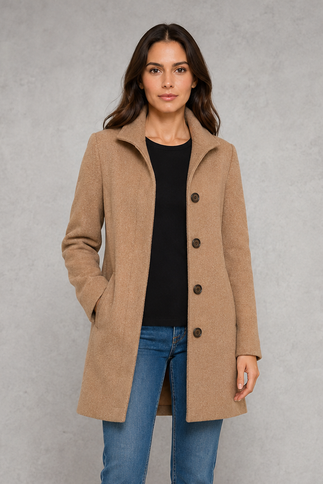 Clara | Classic Button Coat