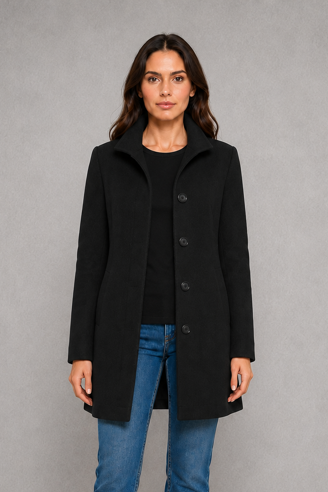 Clara | Classic Button Coat