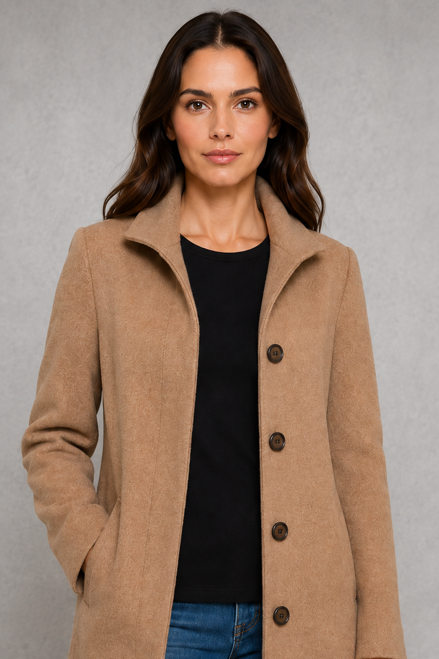 Clara | Classic Button Coat